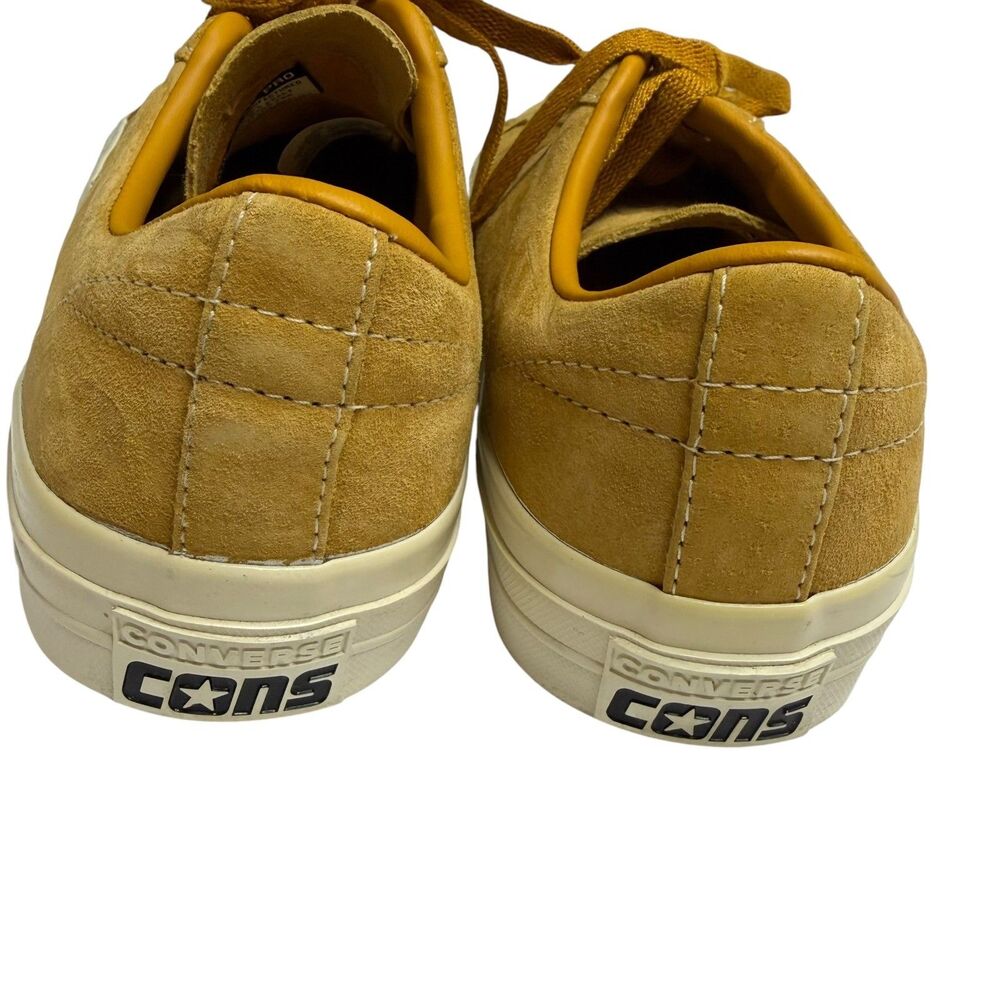 Converse Cons One Star Suede Sneaker Shoe Unisex Saffron Gold Men 9 Women 10.5 - Picture 8 of 13